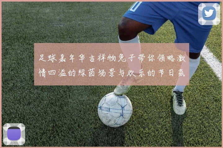 足球嘉年华吉祥物兔子带你领略激情四溢的绿茵场景与欢乐的节日氛围