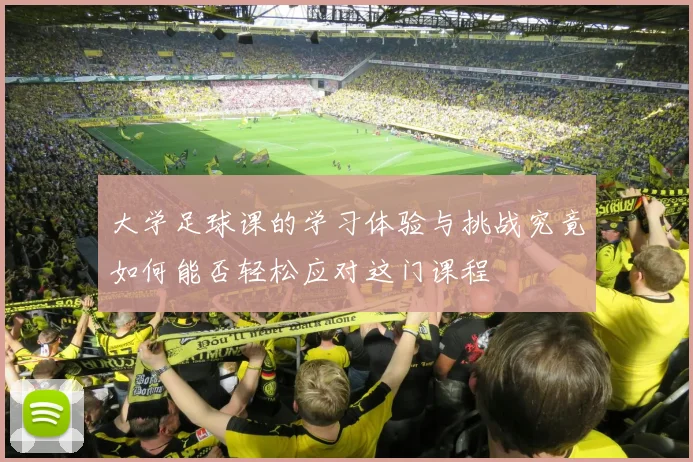 大学足球课的学习体验与挑战究竟如何能否轻松应对这门课程